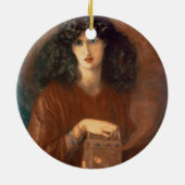 Pandora, 1871 (olie op doek) keramisch ornament (Achterkant)