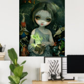 Pandora ART PRINT Big Eyes Art Pandora's Box (Thuiskantoor)