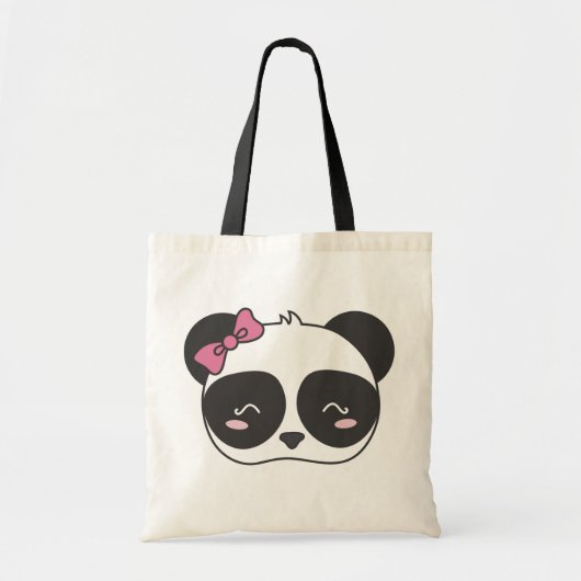 Pandora, de Schattige Panda Tote Bag (Voorkant)