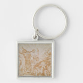 Pandora die de doos opent sleutelhanger (Voorkant)