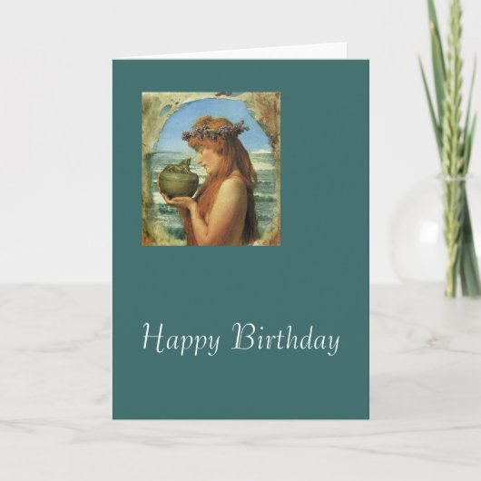 "Pandora" door Alma-Tadema Kaart (Voorkant)