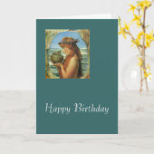 "Pandora" door Alma-Tadema Kaart (Gele Bloem)