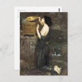Pandora, door John William Waterhouse, 1896 Briefkaart (Voorkant / Achterkant)