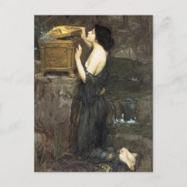 Pandora, door John William Waterhouse, 1896 Briefkaart