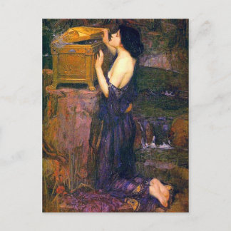 Pandora door John William Waterhouse Briefkaart