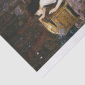 Pandora, door John William Waterhouse Découpage Tissuepapier (Detail)
