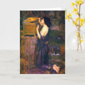 Pandora door John William Waterhouse Kaart (Gele Bloem)