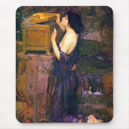 Pandora door John William Waterhouse Muismat (Voorkant)