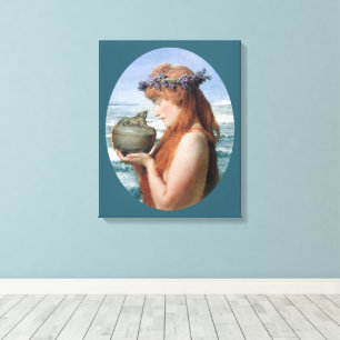 Pandora door Sir Lawrence Alma-Tadema Canvas Afdruk