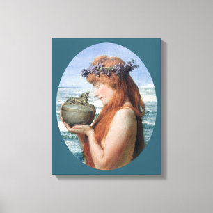 Pandora door Sir Lawrence Alma-Tadema Canvas Afdruk