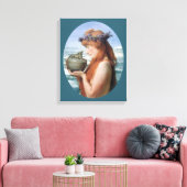 Pandora door Sir Lawrence Alma-Tadema Canvas Afdruk (Insitu (Woonkamer))