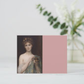 Pandora en de doos briefkaart (Staand voorkant)