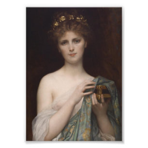 Pandora en de doos foto afdruk