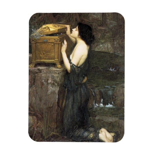Pandora [John William Waterhouse] Magneet (Verticaal)