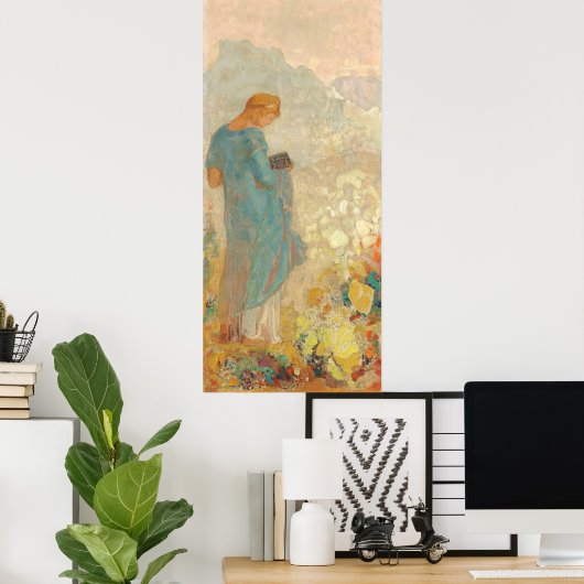 Pandora - Odilon Redon Fine Art Poster (Thuiskantoor)