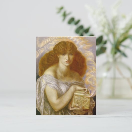 Pandora Opens Gold Box Briefkaart (Staand voorkant)