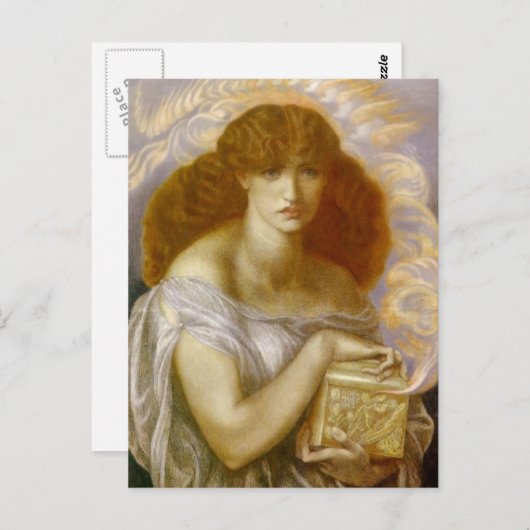 Pandora Opens Gold Box Briefkaart (Voorkant / Achterkant)