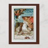 Pandora opent de doos briefkaart (Voorkant)