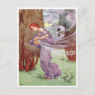 Pandora Opent de doos door Helen Stratton Briefkaart