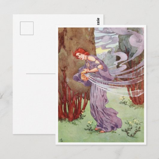 Pandora Opent de doos door Helen Stratton Briefkaart (Voorkant / Achterkant)