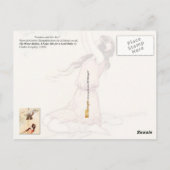 Pandora opent haar doos Briefkaart (Achterkant)