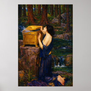 Pandora van John William Waterhouse Poster