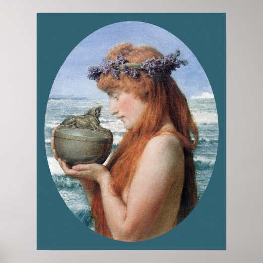 Pandora van Sir Lawrence Alma-Tadema Poster (Voorkant)