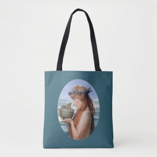 Pandora van Sir Lawrence Alma-Tadema Tote Bag (Voorkant)