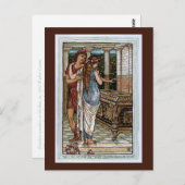 Pandora vraagt zich af in de doos briefkaart (Voorkant / Achterkant)