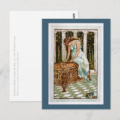 Pandora wil de doos openen briefkaart (Voorkant / Achterkant)