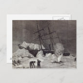 Pandora zit in het ijs. briefkaart (Voorkant / Achterkant)