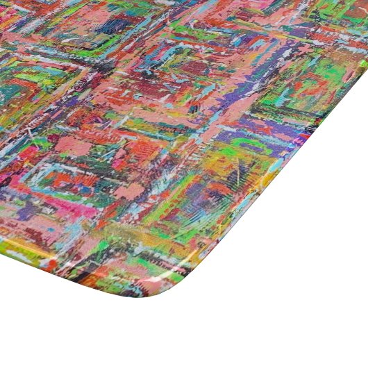 Pandora's Box 6 x 7 Deco glazen snijplank (Hoek)