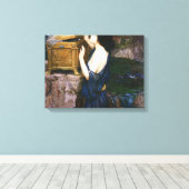 Pandora's Box - John William Waterhouse Canvas Afdruk (Insitu (Houten vloer))