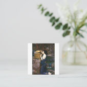 Pandora's Box - John William Waterhouse Vierkante Visitekaartje (Staand voorkant)