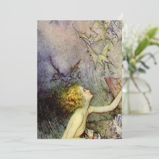 Pandora's Box van Arthur Rackham Kaart (Staand voorkant)