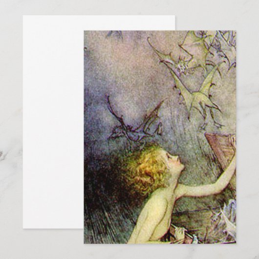 Pandora's Box van Arthur Rackham Kaart (Voorkant / Achterkant)