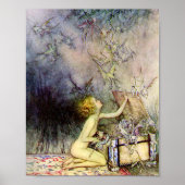 Pandora's Box van Arthur Rackham Poster (Voorkant)