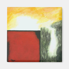 Pandora's Box van origineel schilderij Magneet