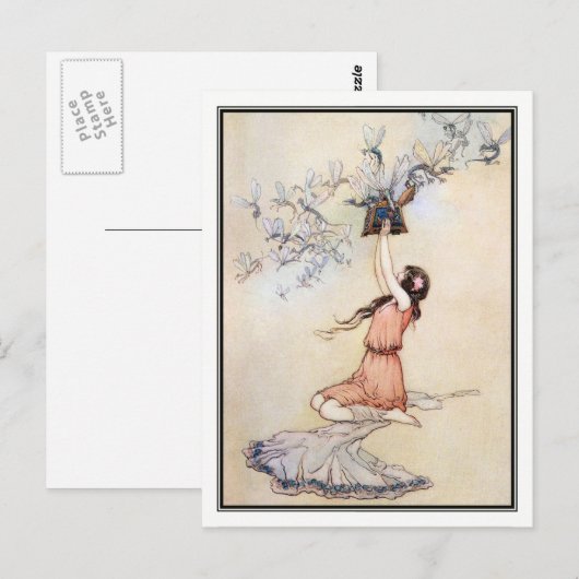 Pandora's Box van Warwick Goble Briefkaart (Voorkant / Achterkant)