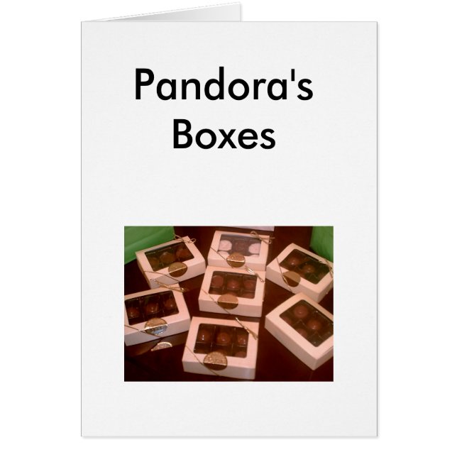 Pandora's boxen (Voorkant)