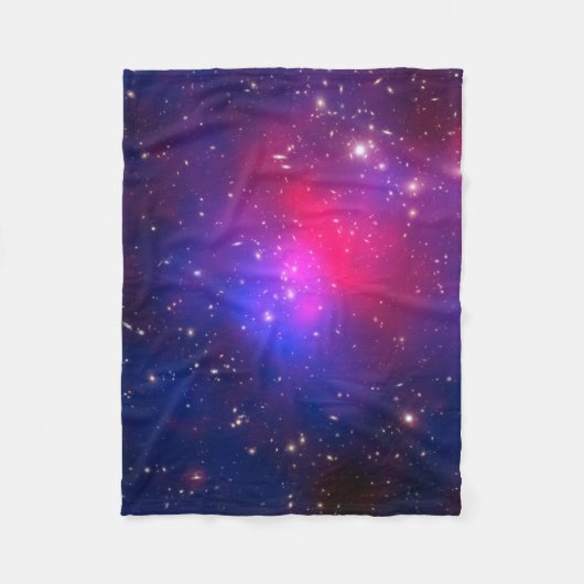 Pandora's Cluster Galaxies Pink Blue Space NASA Fleece Deken (Voorkant)