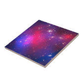 Pandora's Cluster Hot Pink en Navy Blue Celestial Tegeltje (Zijkant)