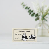 Pands-rijst Lijst Gold-papier Visitekaartje (Staand voorkant)