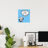 Pandy de Panda Boeddhistische Wees Vriendelijk Cit Poster (Thuiskantoor)