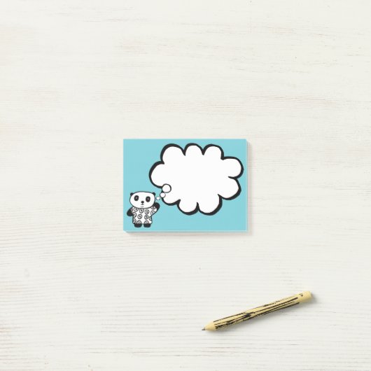Pandy de Panda Post-it® Notes (Op bureau)
