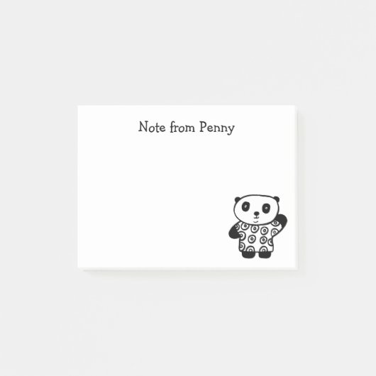Pandy de Panda Post-it® Notes (Voorkant)
