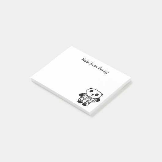 Pandy de Panda Post-it® Notes (Schuin)
