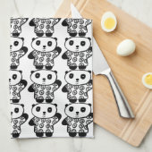 Pandy de Panda Theedoek (Quarter Fold)