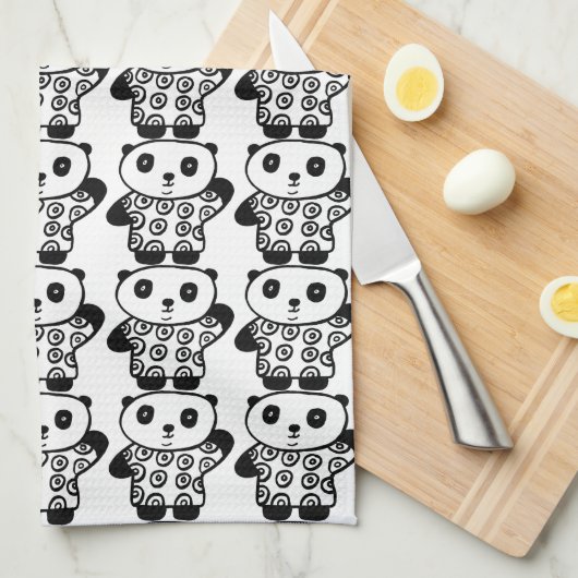 Pandy de Panda Theedoek (Quarter Fold)