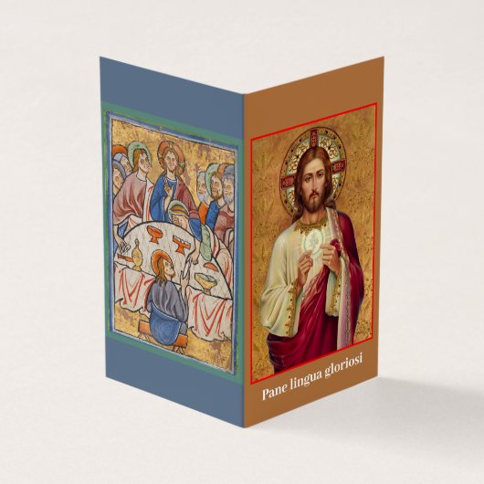 Pane Lingua Gloriosi Visitekaartje (Buitenkant)